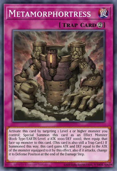 Metamorphortress trading card