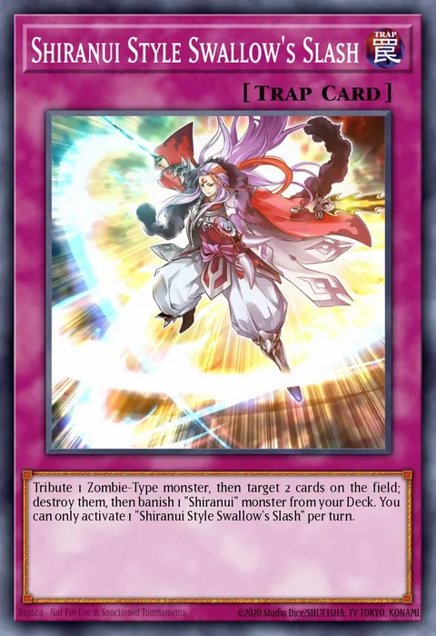 Shiranui Style Swallow's Slash trading card