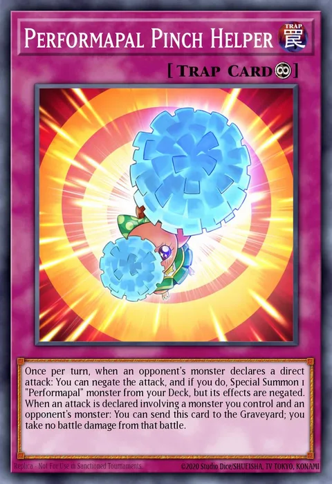 Performapal Pinch Helper trading card