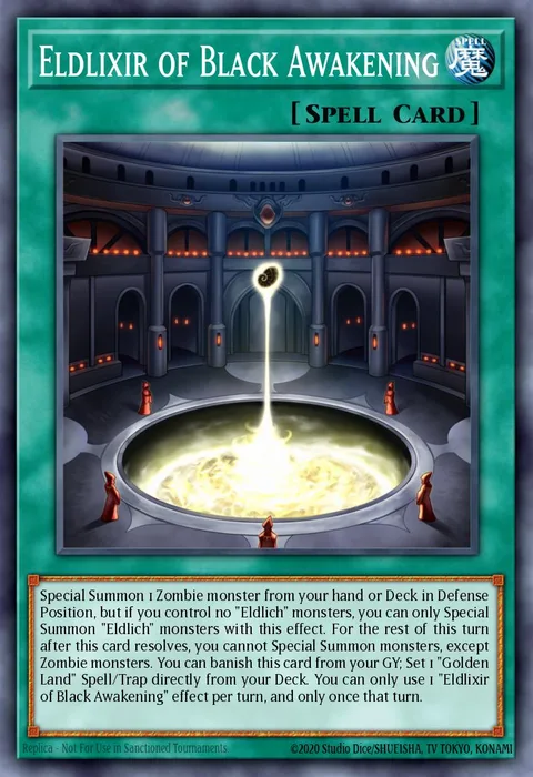 Eldlixir of Black Awakening trading card