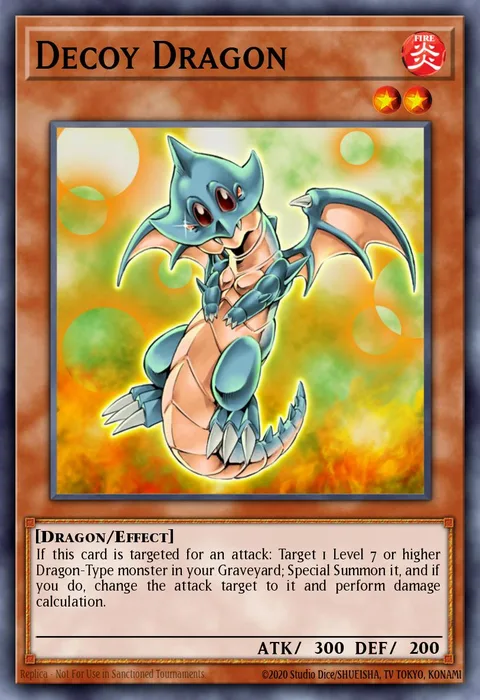 Decoy Dragon trading card