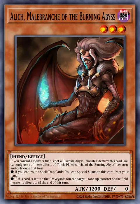 Alich, Malebranche of the Burning Abyss trading card