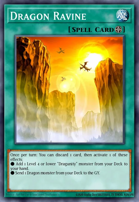 Dragon Ravine trading card
