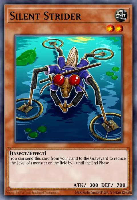 Silent Strider trading card