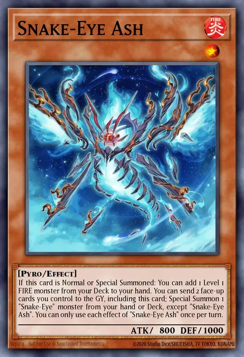 Snake-Eye Ash trading card