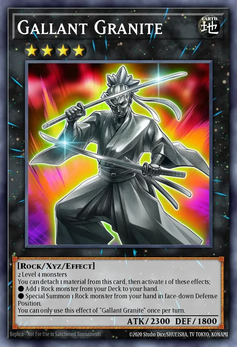 Gallant Granite trading card