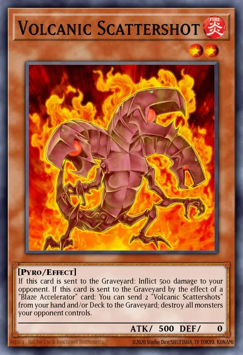 Volcanic Scattershot trading card