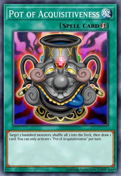 Pot of Acquisitiveness trading card