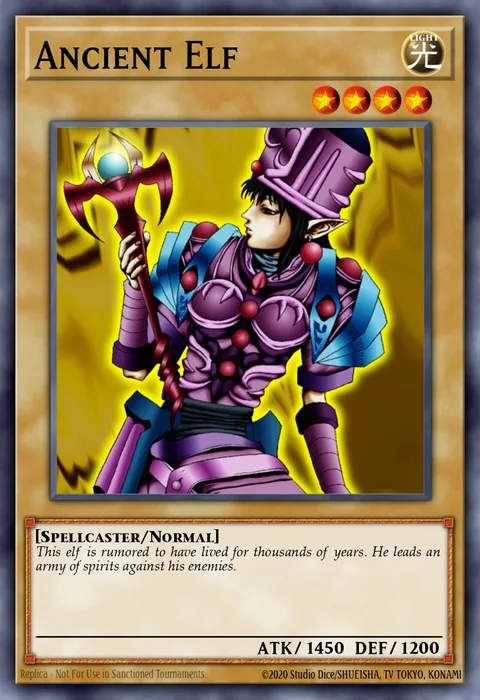Ancient Elf trading card