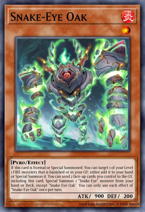 Snake-Eye Oak trading card