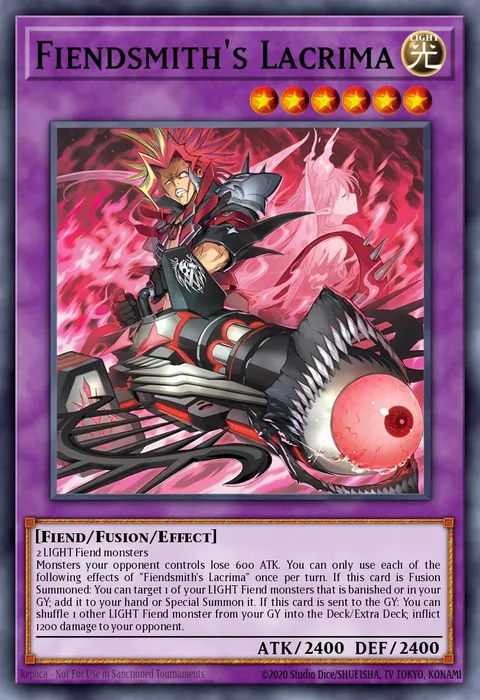 Fiendsmith's Lacrima trading card