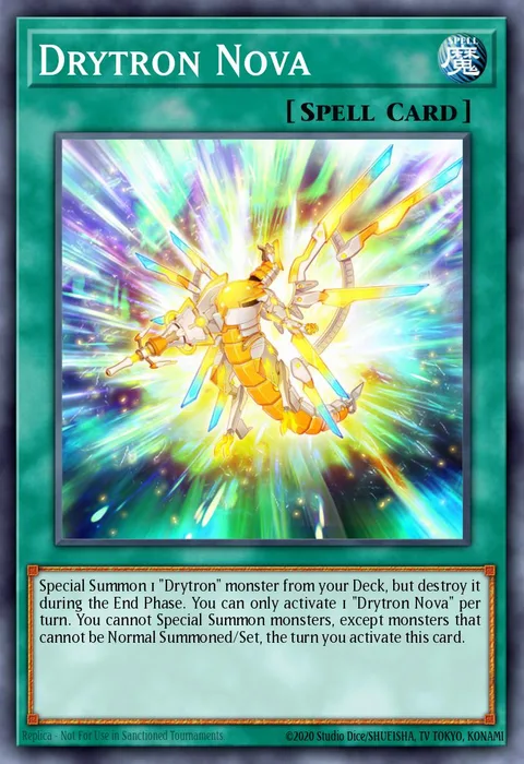 Drytron Nova trading card