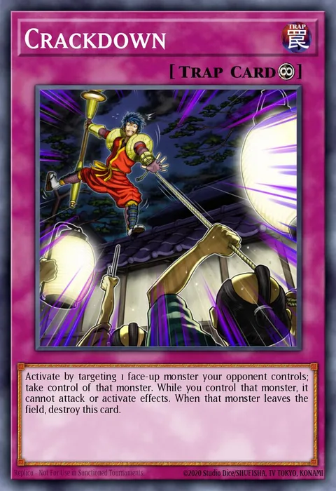 Crackdown trading card