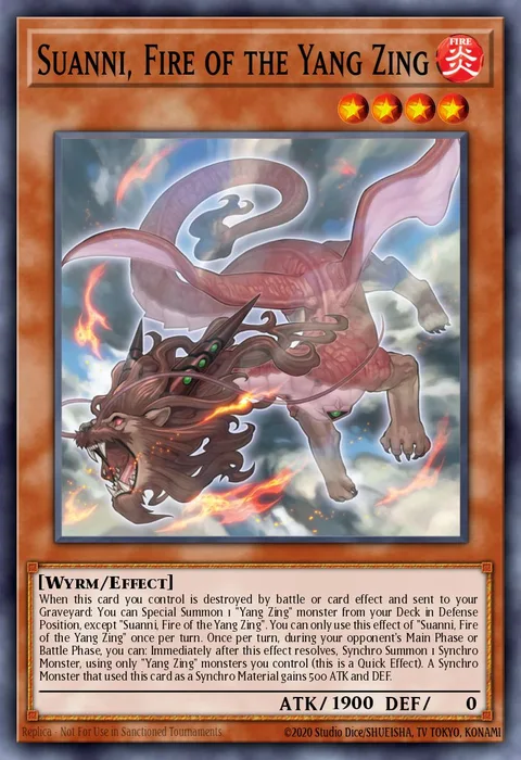 Suanni, Fire of the Yang Zing trading card
