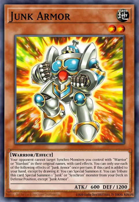 Junk Armor trading card