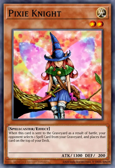 Pixie Knight trading card