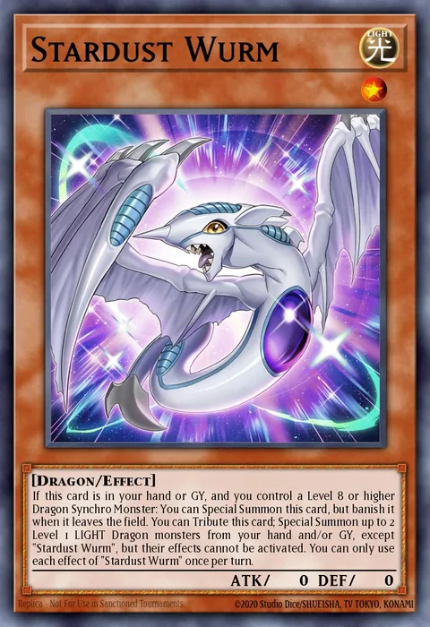 Stardust Wurm trading card