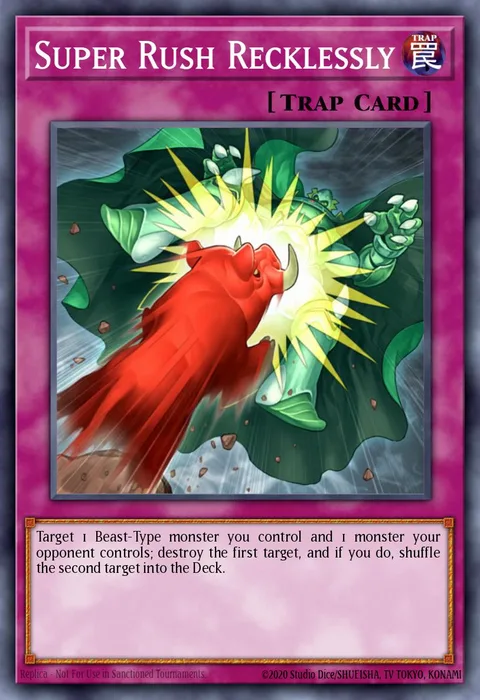 Super Rush Recklessly trading card