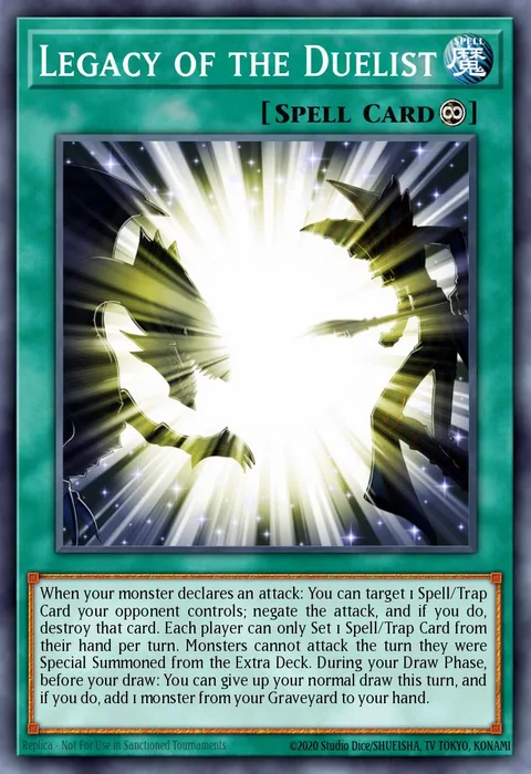 Legacy of the Duelist trading card