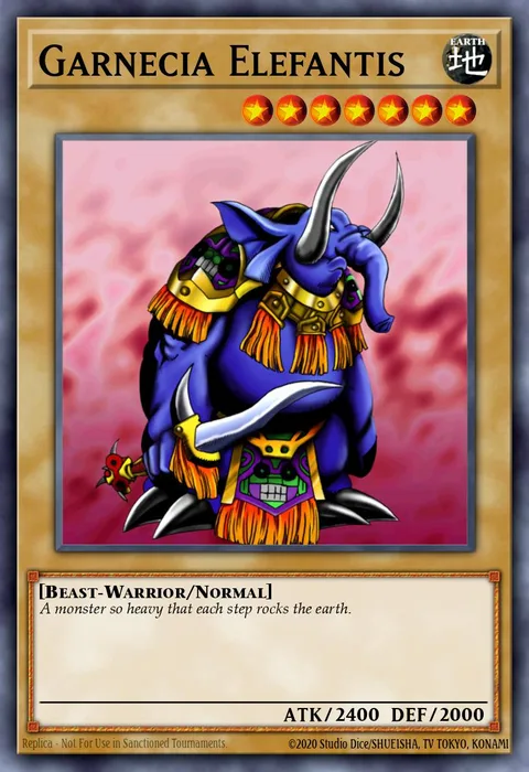 Garnecia Elefantis trading card