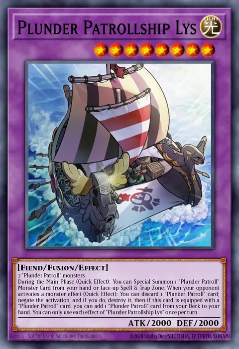 Plunder Patrollship Lys trading card