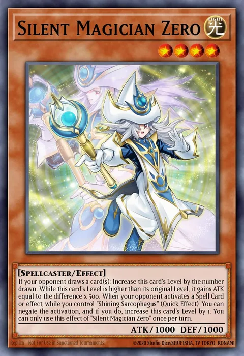 Silent Magician Zero trading card