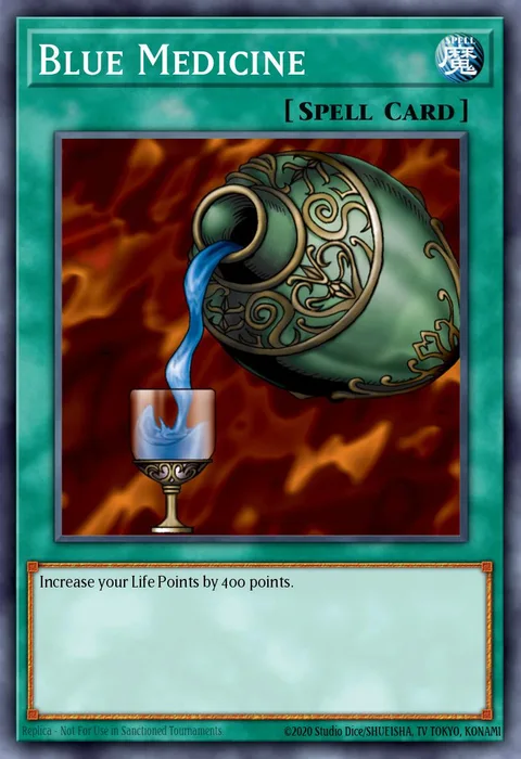 Blue Medicine trading card