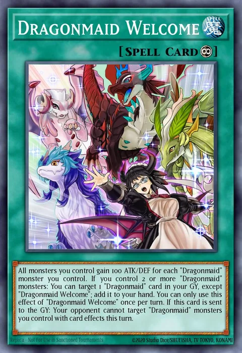 Dragonmaid Welcome trading card