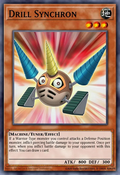 Drill Synchron trading card
