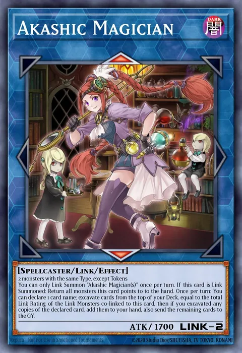 Akashic Magician trading card