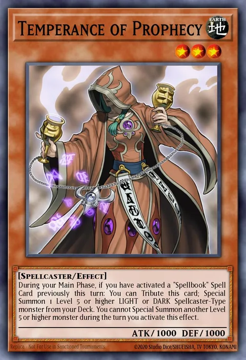 Temperance of Prophecy trading card