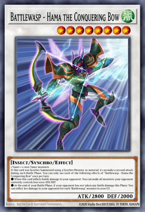 Battlewasp - Hama the Conquering Bow trading card