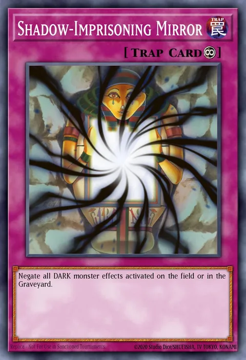 Shadow-Imprisoning Mirror trading card