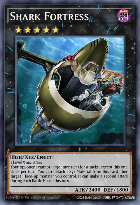 Shark Fortress trading card