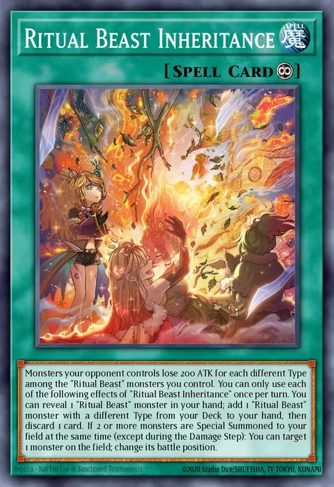 Ritual Beast Inheritance trading card