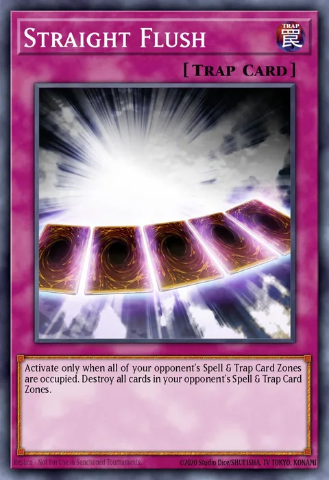 Straight Flush trading card