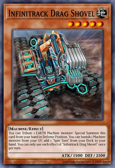 Infinitrack Drag Shovel trading card