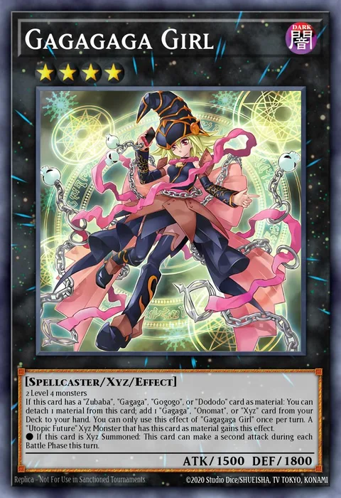 Gagagaga Girl trading card
