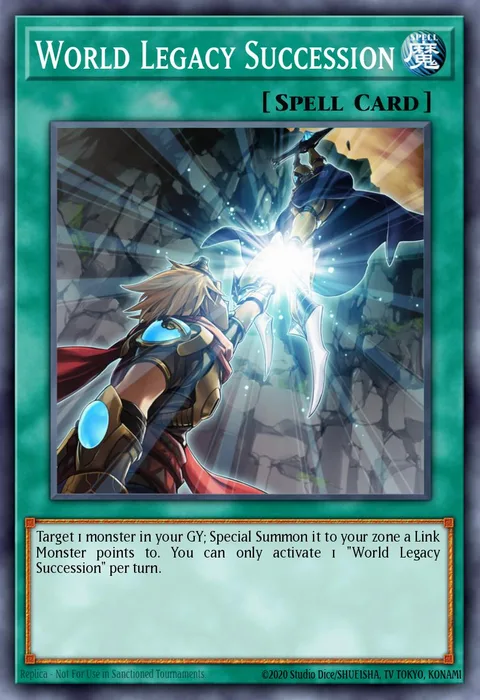 World Legacy Succession trading card