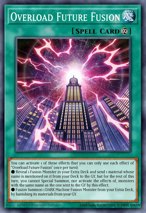 Overload Future Fusion trading card