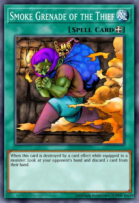 Smoke Grenade of the Thief trading card