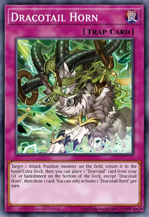 Dracotail Horn trading card