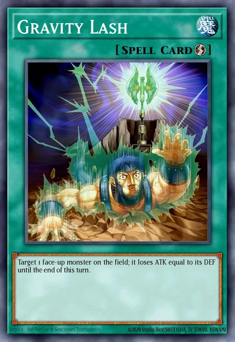 Gravity Lash trading card