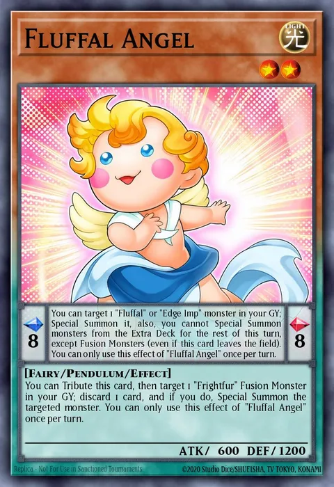 Fluffal Angel trading card