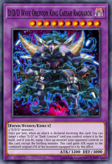 D/D/D Wave Oblivion King Caesar Ragnarok trading card