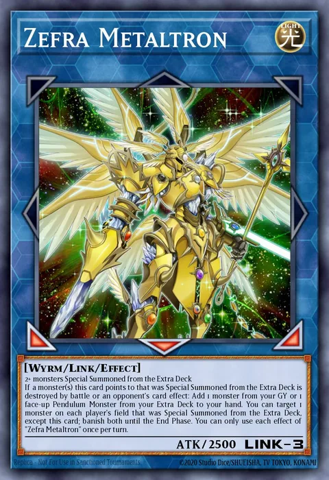 Zefra Metaltron trading card