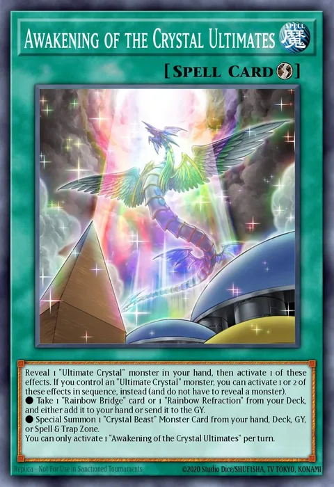 Awakening of the Crystal Ultimates trading card