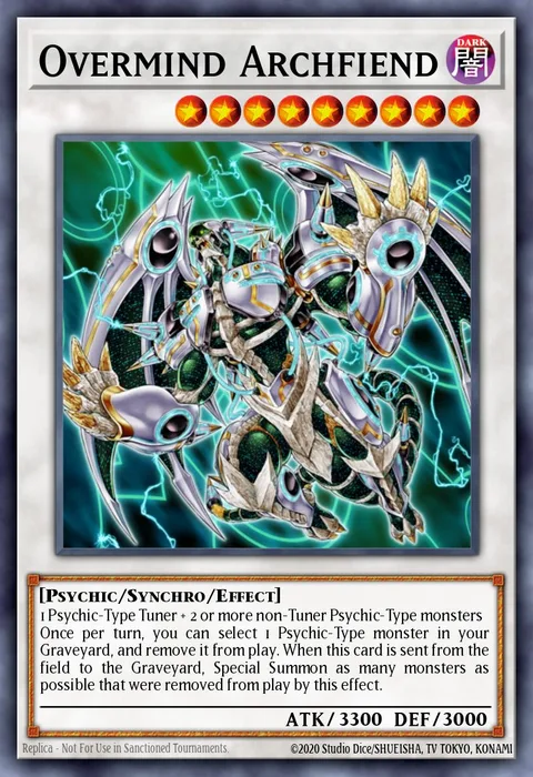 Overmind Archfiend trading card