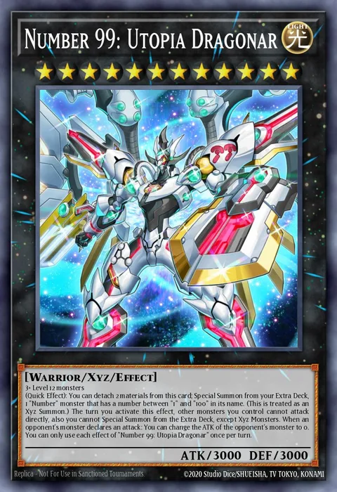 Number 99: Utopia Dragonar trading card