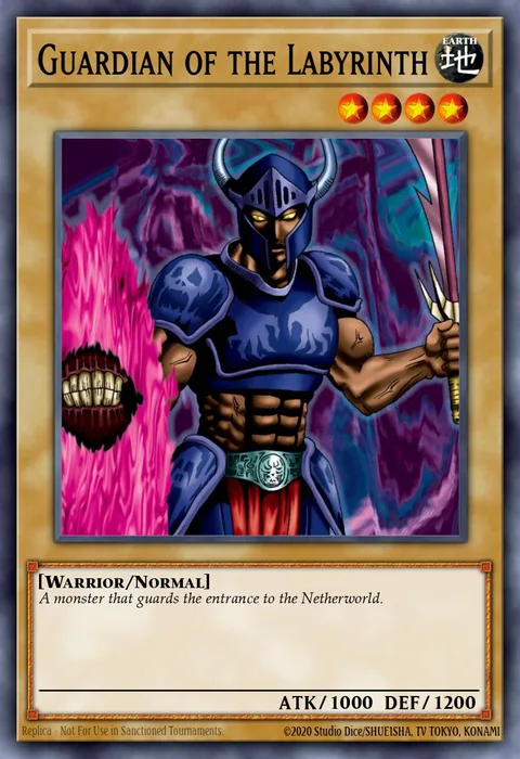 Guardian of the Labyrinth trading card